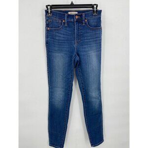Madewell Womens 10" High Rise Skinny Jeans Size 25 Classic 5 Pocket Style